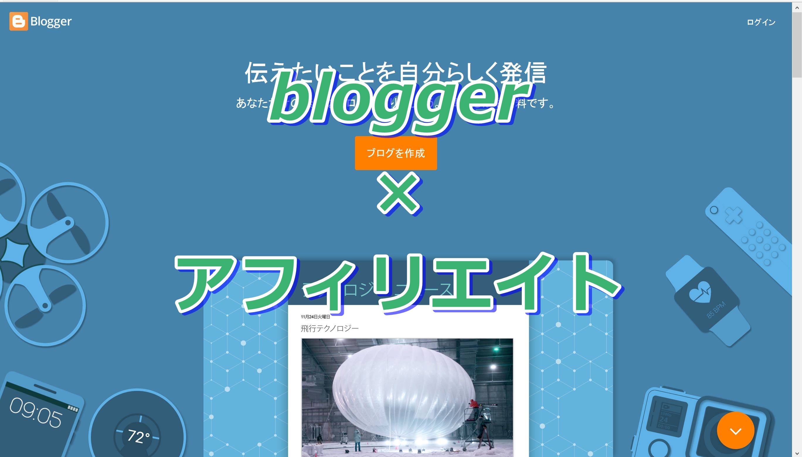 googleのブログサービス「blogger」を使ったアフィリエイト googleのブログサービス「blogger」を使ったアフィリエイト